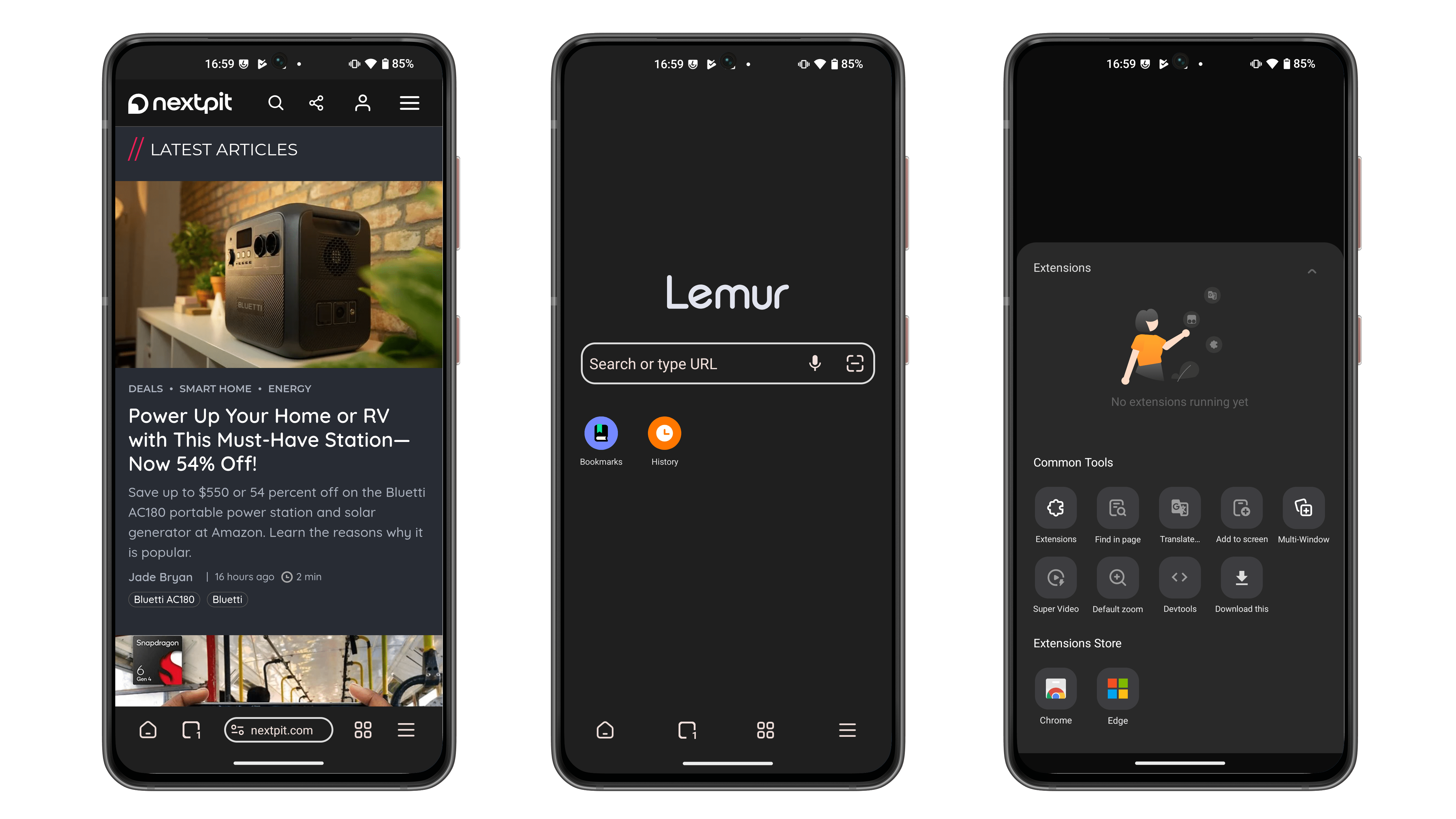 Top 5 - Lemur Browser