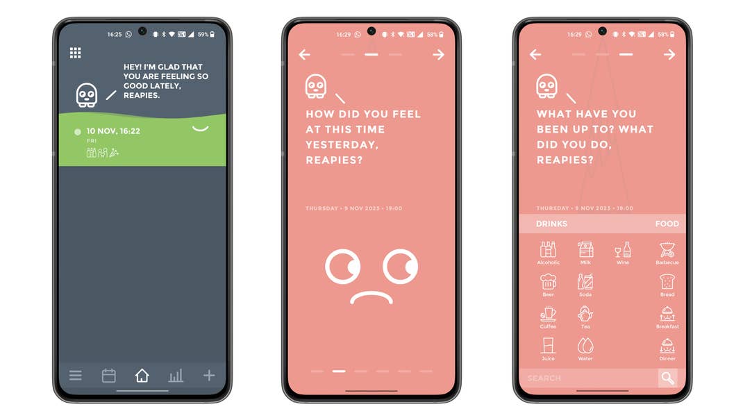 Moodistory screenshots for nextpit