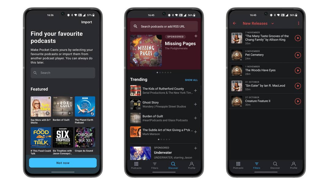 Pocket Casts screenshots for nextpit