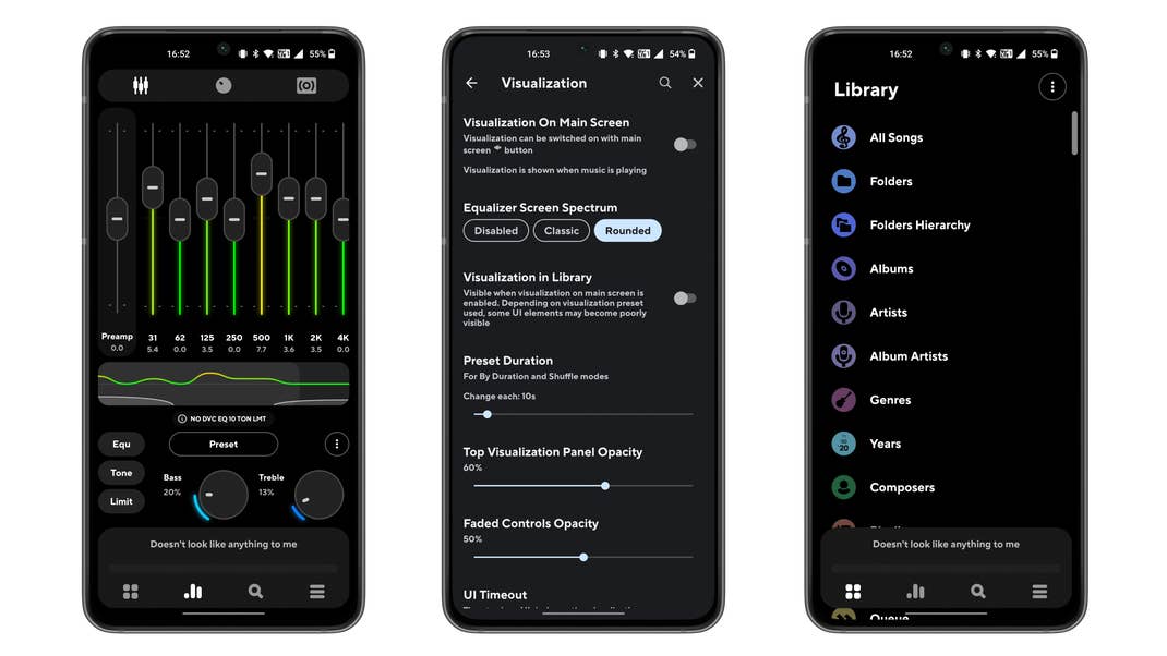 PowerAmp screenshots for nextpit