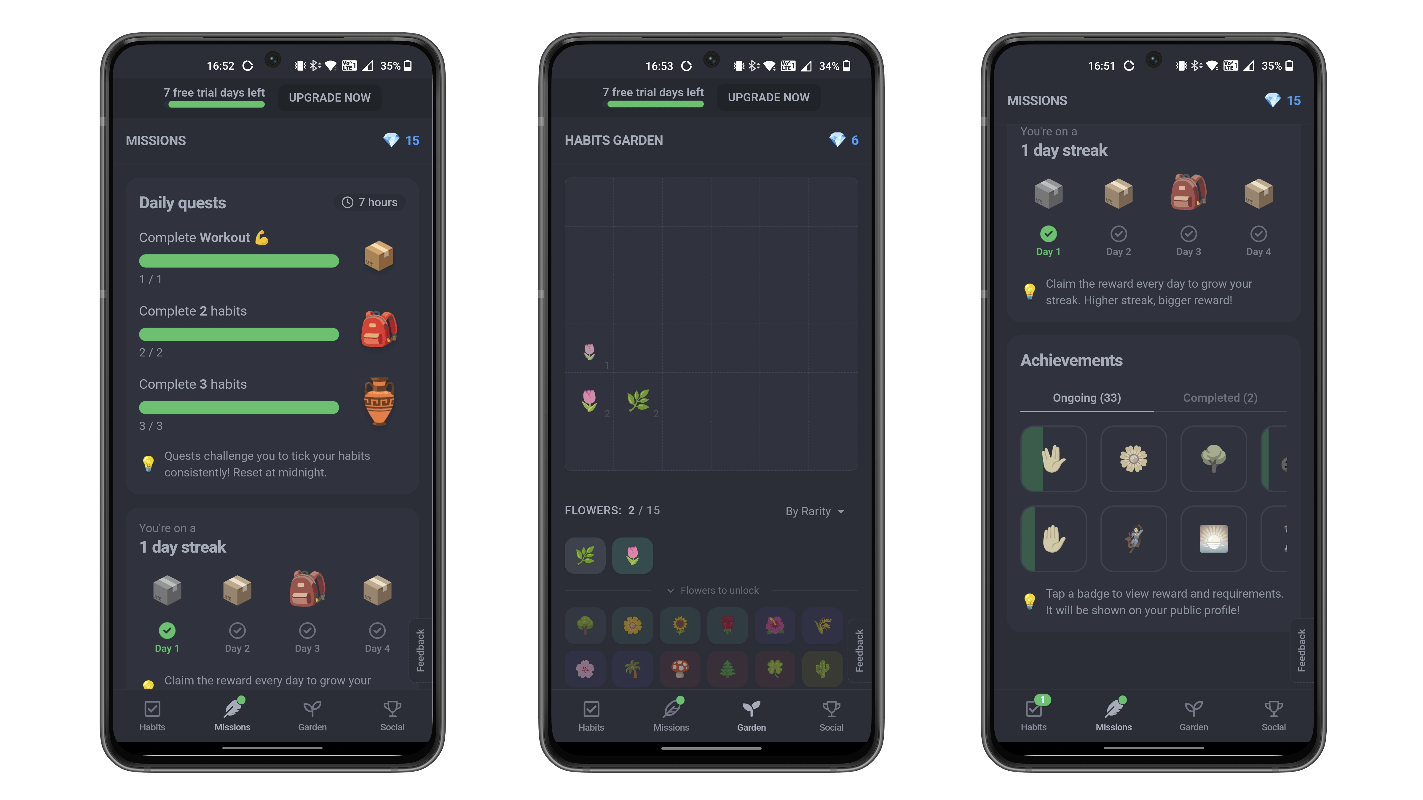 Top 5 apps - Habits Garden screenshots