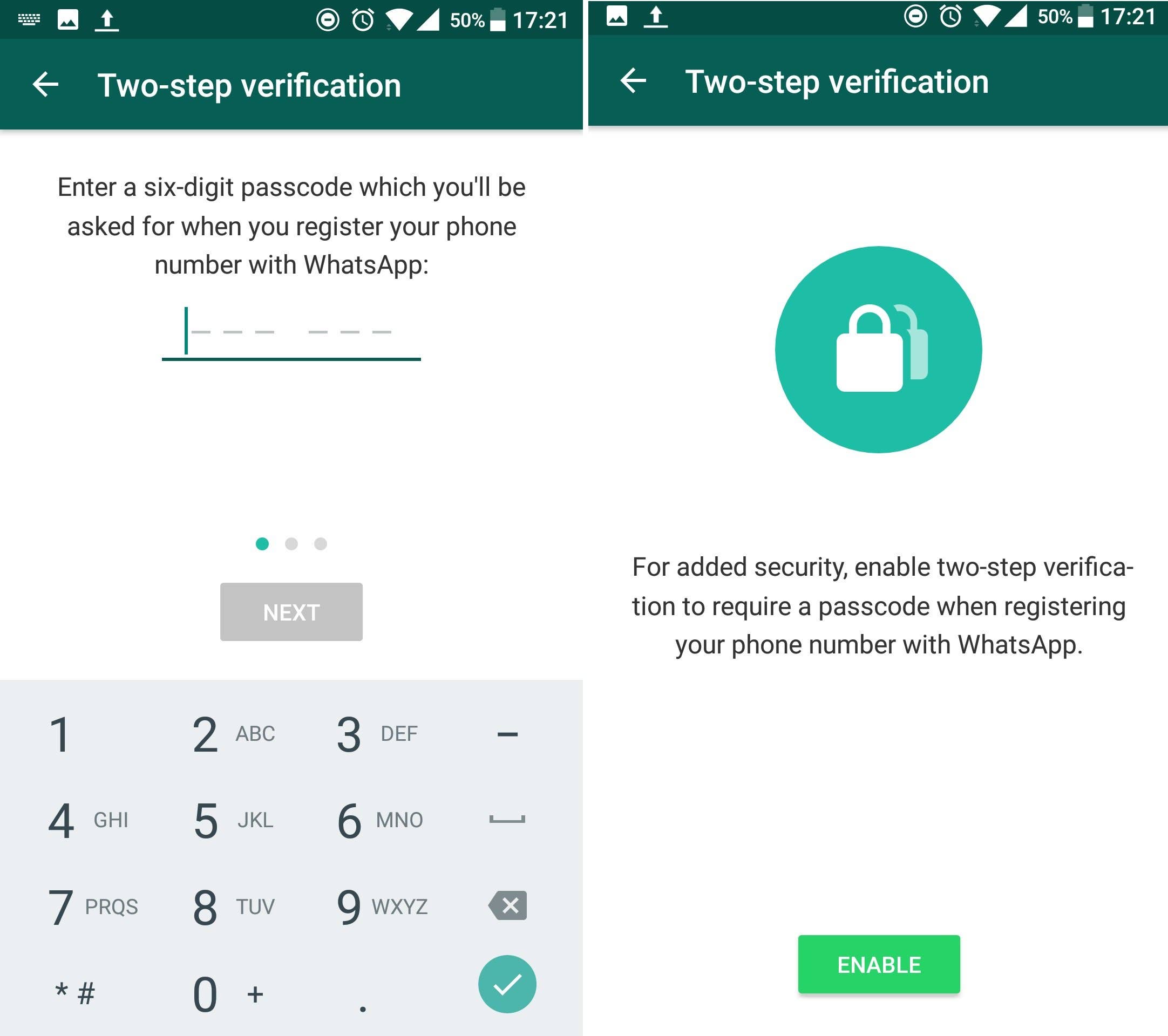 whatsapp verification
