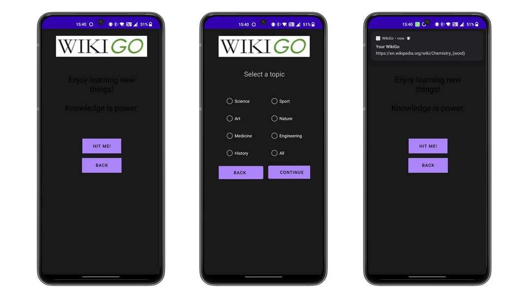 Top 5 apps - WikiGo screenshots