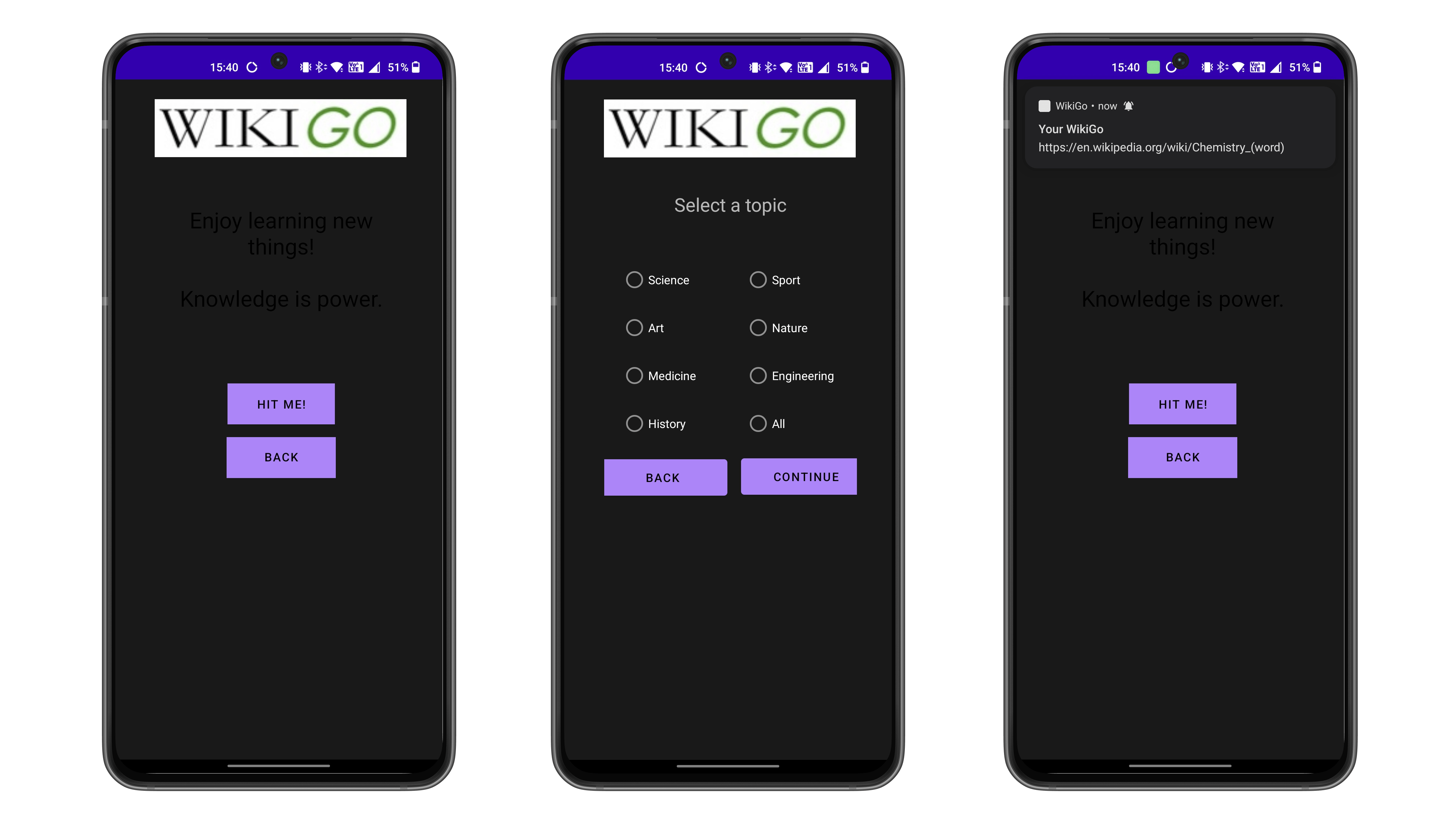 Top 5 apps - WikiGo screenshots