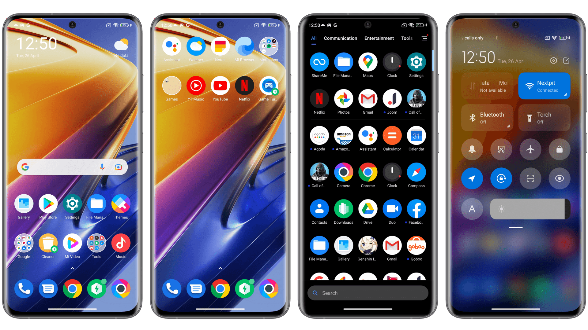 Xiaomi F4 GT design interface