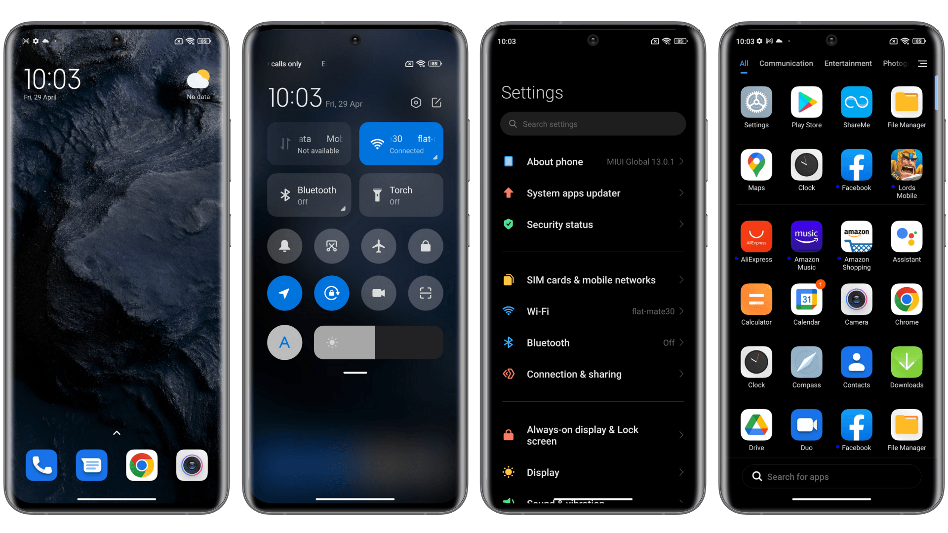 Xiaomi 12X interface MIUI 13