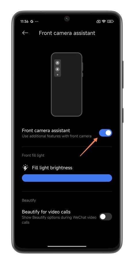 Hereu0027s how you use Xiaomiu0027s Fill Light feature to brighten up your video calls in low light.