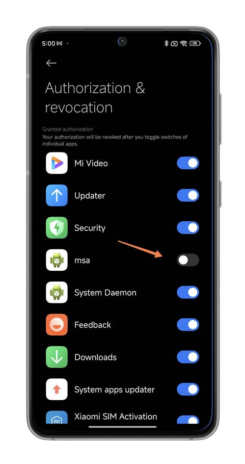HyperOS screenshots on removing ads from your Xiaomi smartphone.