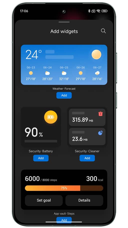 Xiaomi HyperOS screenshots