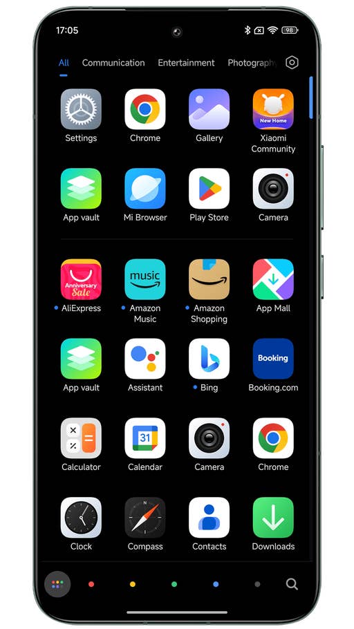 Xiaomi HyperOS screenshots