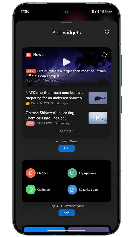 Xiaomi HyperOS screenshots