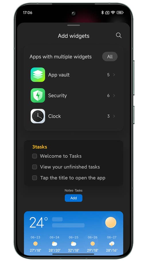 Xiaomi HyperOS screenshots
