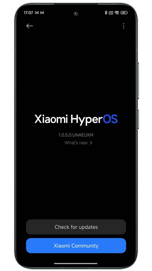 Xiaomi HyperOS screenshots