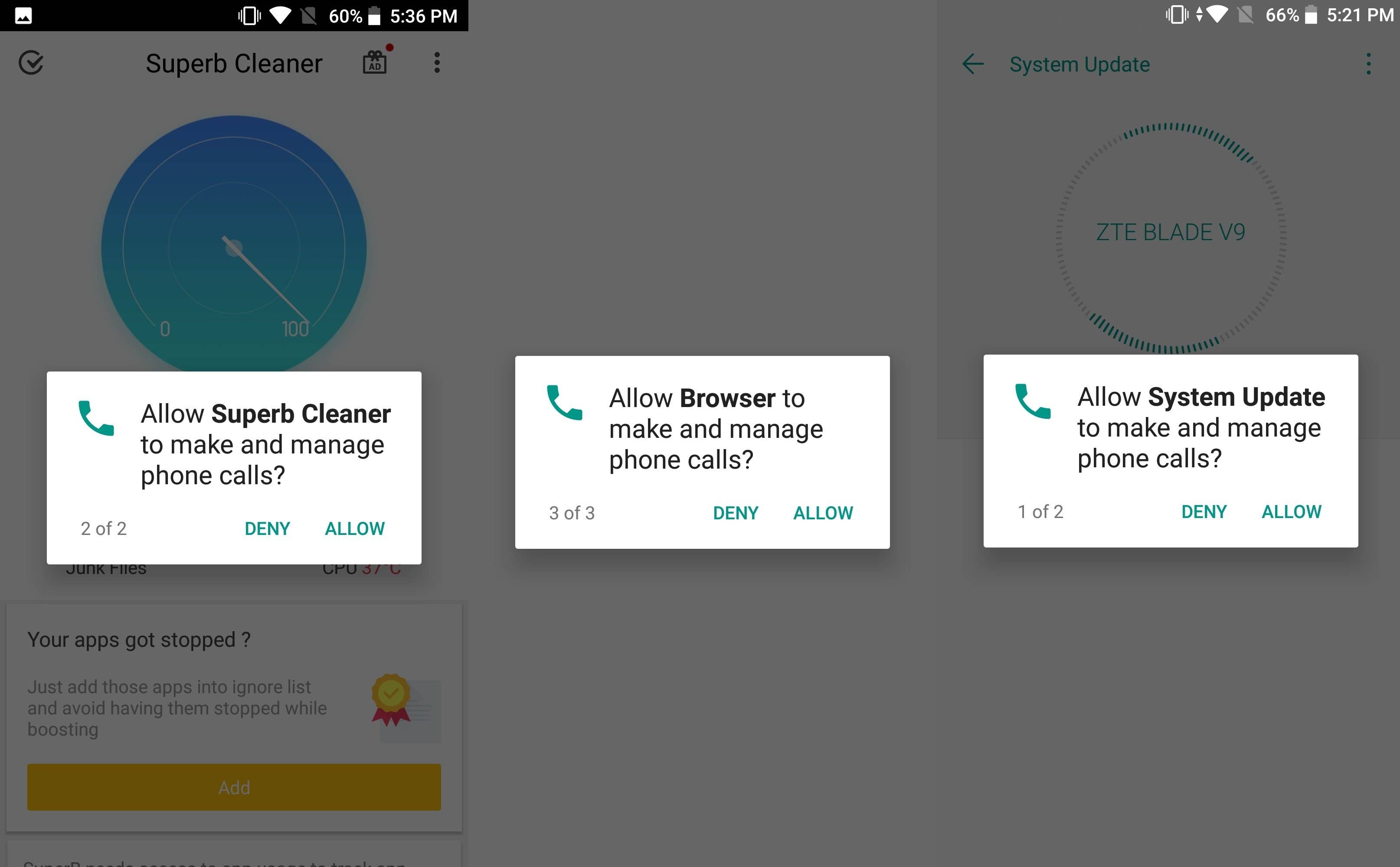 zte blade v9 software 2